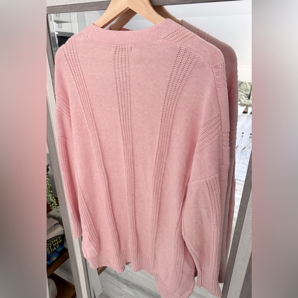 🦋 $20 Pretty Garden Pink Knit Cardigan - Picture 5 of 5